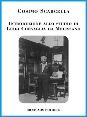 cover image of Introduzione allo studio di Luigi Corvaglia da Melissano